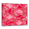 Background Peace Doodles Graphic Canvas 24  x 20  (Stretched) View1