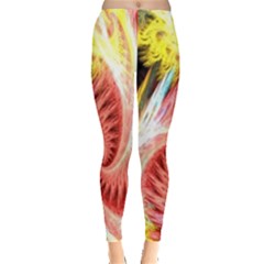 Fractalflowers Leggings  by Sparkle