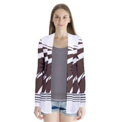 Palm Tree Design-01 (1) Drape Collar Cardigan by thenyshirt