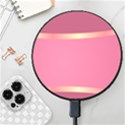 Heart Valentine Love Pink Red Wireless Fast Charger(Black) View1