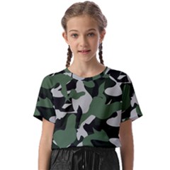 Camouflage Camo Army Soldier Pattern Military Kids  Basic Tee