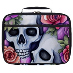 Floral Skeletons Full Print Lunch Bag by GardenOfOphir