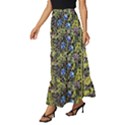 Mosaic Background Pattern Texture Tiered Ruffle Maxi Skirt View2