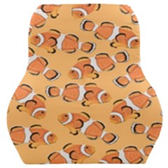 Fish Clownfish Orange Background Car Seat Back Cushion  by Ravend