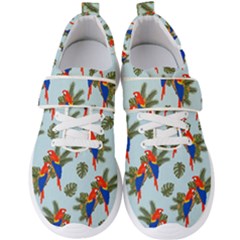 Birds Animals Nature Background Men s Velcro Strap Shoes by Ravend