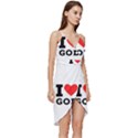 I love god Wrap Frill Dress View3