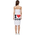 I love god Wrap Frill Dress View4