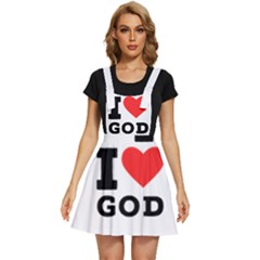 I Love God Apron Dress by ilovewhateva