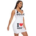 I love god Draped Bodycon Dress View3