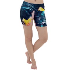 Who Sample Robot Prettyblood Lightweight Velour Yoga Shorts by Ravend