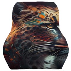 Leopard Feline Artwork Art Fantasy Car Seat Back Cushion  by Ravend