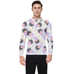 Pattern Pastel Drawing Art Men s Long Sleeve Rash Guard by Uceng
