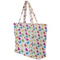 Butterfly Pattern Design Wallpaper Background Zip Up Canvas Bag View1