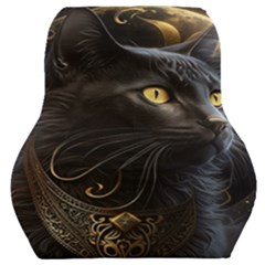 Ai Generated Cat Moon Feline Cute Car Seat Back Cushion  by Ravend