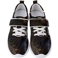 Ai Generated Cat Moon Feline Cute Men s Velcro Strap Shoes by Ravend