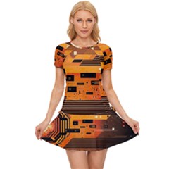 Technology Design Tech Computer Future Business Women s Sports Wear Set