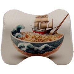 Ai Generated Noodles Pirate Chinese Food Food Head Support Cushion by danenraven