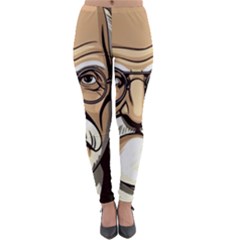 Ai Generated Psychotherapist Psychology Therapy Lightweight Velour Leggings by danenraven