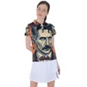 Ai Generated Nikola Tesla Tesla Nikolas Electricity Women s Polo Tee View1