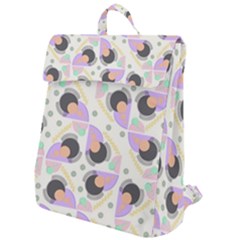 Pattern Pastel Drawing Art Flap Top Backpack by Ravend