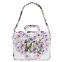 Hummingbird in floral heart MacBook Pro 16  Shoulder Laptop Bag View2