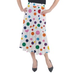 Polka Dot Midi Mermaid Skirt by 8989