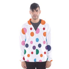 Polka Dot Men s Hooded Windbreaker by 8989