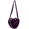 Wine Wine Bottles Background Graphic Heart Shoulder Bag View2