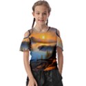 Distant Sunset Kids  Butterfly Cutout Tee View1