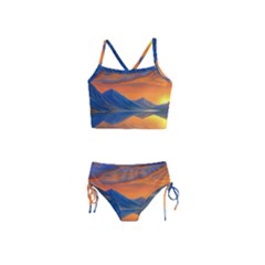 Glorious Sunset Girls  Tankini Swimsuit by GardenOfOphir