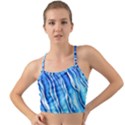 Nature Ocean Waves Mini Tank Bikini Top View1