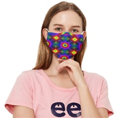 Colorfull Wallpaper Fitted Cloth Face Mask (adult) by artworkshop