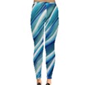 Blue Ocean Waves Inside Out Leggings View2