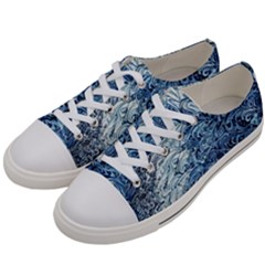 Waves Of The Ocean Women s Low Top Canvas Sneakers by GardenOfOphir