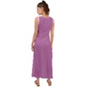 Bodacious Pink	 - 	V-Neck Chiffon Maxi Dress View2