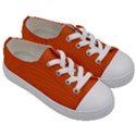 Dark Fire Orange	 - 	Low Top Canvas Sneakers View3
