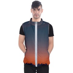 Sky Gradient Men s Puffer Vest by artworkshop