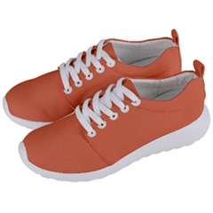 Burnt Sienna Orange	 - 	lightweight Sports Shoes by ColorfulShoes