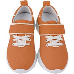 Amber Glow Orange	 - 	velcro Strap Shoes by ColorfulShoes