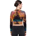 Tree Nature Landscape Fantasy Long Sleeve Zip Up Bomber Jacket View2