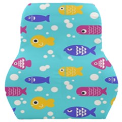 Fish Graphic Seamless Pattern Seamless Pattern Car Seat Back Cushion  by Ravend