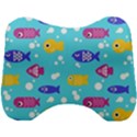 Fish Graphic Seamless Pattern Seamless Pattern Head Support Cushion View1