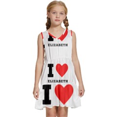 I Love Elizabeth  Kids  Sleeveless Tiered Mini Dress by ilovewhateva