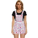 Love Mom Happy Mothers Day I Love Mom Graphic Short Overalls View1