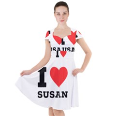 I Love Susan Cap Sleeve Midi Dress by ilovewhateva