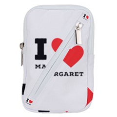 I Love Margaret Belt Pouch Bag (large) by ilovewhateva