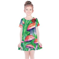 A Forest Fantasy Kids  Simple Cotton Dress by GardenOfOphir