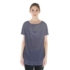 Blackened Pearl	 - 	skirt Hem Sports Top by ColorfulSportsWear