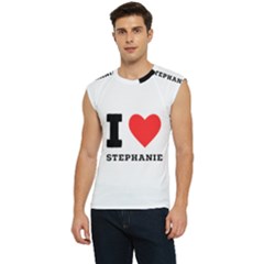 I Love Stephanie Men s Raglan Cap Sleeve Tee by ilovewhateva