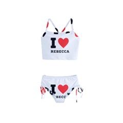 I Love Rebecca Girls  Tankini Swimsuit by ilovewhateva